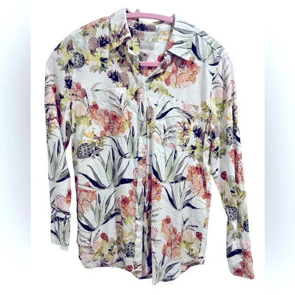 Chicos button down blouse size 00p in excellent like-new condition so pretty​ - Picture 2 of 5